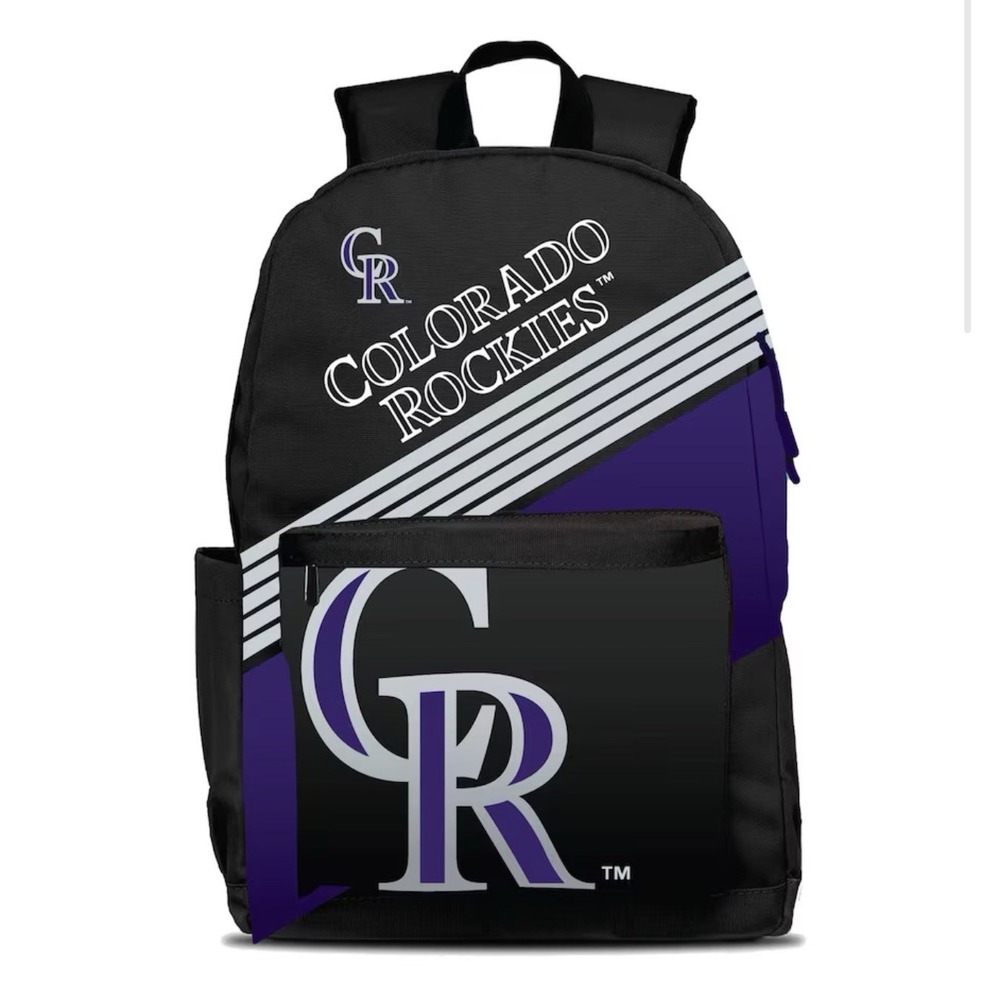 Colorado Rockies  Mojo Unisex Adult Ultimate Fan Backpack One Size Black NWT
